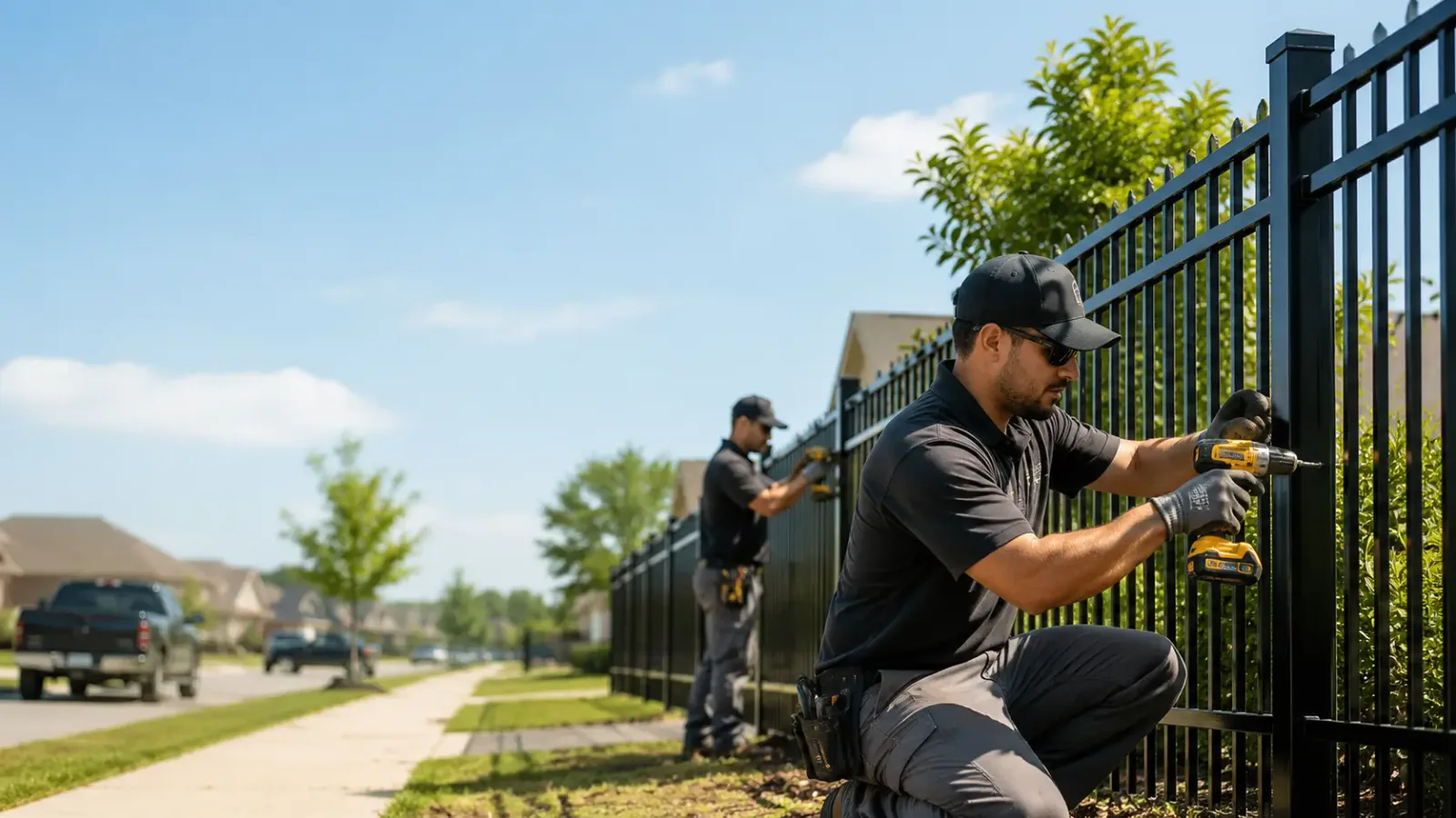 Metal Fence Installation in Aurora, IL